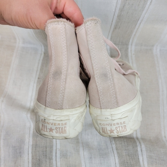 Converse CTAS‎ Cable Lift Braided Platform Sneakers Tennis Shoes Pink Size 6 - Picture 5 of 9